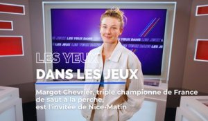 "Le Jour-J, il peut tout se passer", Margot Chevrier, perchiste niçoise, invitée des "Yeux dans les Jeux"