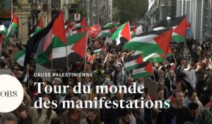 Paris, Bruxelles, Montréal, Sarajevo... Le monde manifeste pour la cause palestinienne
