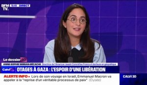 Visite d'Emmanuel Macron en Israël: "L'ambition politique de régler le conflit israélo-palestinien me semble trop ambitieuse", estime Anne-Sophie Sebban-Bécache (directrice de l’American Jewish Committee France)