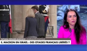 Tatiana Renard-Barzach : «L'objectif d'Emmanuel Macron, c'est d'arriver à parler avec le Qatar et l'Égypte qui sont des pays clés dans la libération des otages»