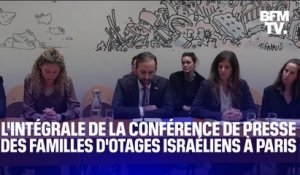 L'intégrale de la conférence de presse des familles d'otages israéliens à Paris