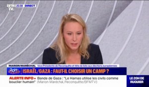 Marion Maréchal (vice-présidente de Reconquête): "L'extrême gauche, avec Jean-Luc Mélenchon, fait un calcul électoral bien dégueulasse, en refusant de condamner la dimension terroriste du Hamas"