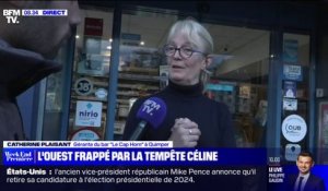 "On s'est retrouvé inondé d'un coup": l'ouest de la France frappé par la tempête Céline