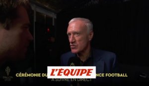 Deschamps : « La plus belle récompense individuelle dans un sport collectif » - Foot - Ballon d'Or