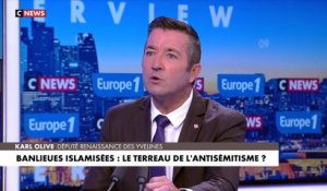 Le député de la majorité Karl Olive souhaite que Jean-Luc Mélenchon soit fiché S : "C'est un danger pour la société "