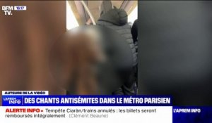 "Ils ont aussi chanté contre la police": l'auteure de la vidéo de chants antisémites dans le métro parisien témoigne