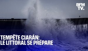 Tempête Ciarán: le littoral se prépare