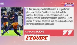 Sakho annonce son départ - Foot - L1 - Montpellier
