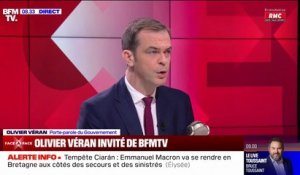 Tempête Ciarán: Olivier Véran indique que 523.000 foyers sont toujours privés d'électricité ce vendredi matin