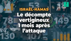 Israël-Hamas : Le bilan en chiffres de la guerre un mois après l’attaque du 7 octobre