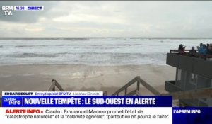 Lacanau (Gironde) se prépare au passage de la tempête Domingos