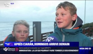 "C'est assez impressionnant, il faut faire très attention": À Lacanau (Gironde), habitants et touristes se préparent à l'arrivée de la dépression Domingos