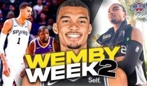 NBA : Première Masterclass et déguisement... On vous résume la semaine de folie de Wemby !
