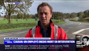 Salarié d'Enedis décédé: le président du conseil départemental du Finistère, Maël de Calan, adresse ses "condoléances à la famille et à tous les agents d'Enedis"