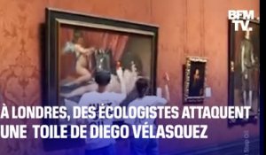 À Londres, des militants écologistes attaquent au marteau un tableau de Velázquez