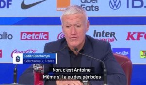 Bleus - Deschamps pas surpris par les belles performances de Griezmann