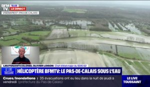 "350 personnels sont actuellement dédiés dans le Pas-de-Calais", selon le chef d'état-major des pompiers du département