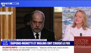 "Ce n'est pas moi le prévenu, c'est Éric Dupond-Moretti": passe d'armes tendue entre François Molins et le ministre de la Justice devant la CJR