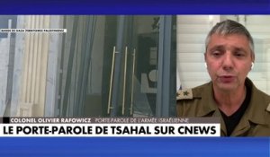 Colonel Olivier Rafowicz : «Quand on parle de cessez-le-feu, c'est hors propos, je rappelle que cette guerre a été imposée à Israël le 7 octobre par le Hamas»