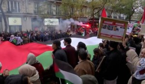 « Les soutenir, c'est le minimum » : à Paris, 16 200 manifestants réclament un cessez-le-feu à Gaza