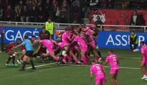 TOP 14 - Essai de Mickael IVALDI (SFP) - LOU Rugby - Stade Français Paris - Saison 2023-2024