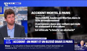 Paris: un mort et un blessé grave dans un accident de la route