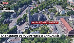 La basilique du Sacré-Cœur de Rouen a été pillée avec violence  et vandalisée : Autel profané, objets volés, tabernacle descellé, marches défoncées