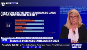 Augmentation des atteintes aux élus: "Les réseaux sociaux accélèrent ce phénomène de violences faites aux élus", affirme la ministre Dominique Faure