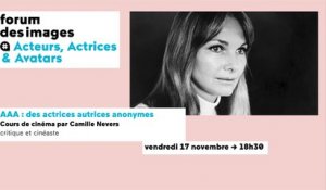 AAA : des actrices autrices anonymes