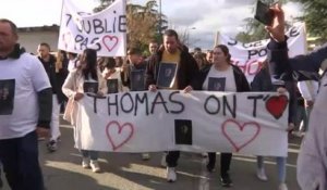 Mort de Thomas dans la Drôme : la marche blanche a commencé à Romans-sur-Isère