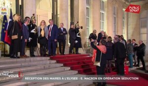 Réceptions des maires à l'Elysée: Emmanuel Macron en opération séduction