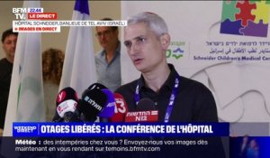 Israël: Six hôpitaux ont été "préparés" pour recevoir les ex-otages, qui ont pu "être réunis avec leurs familles", indique un responsable à l'hôpital Schneider de Petah Tikva