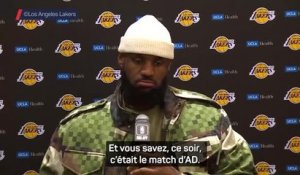 Lakers - LeBron : “Ce soir, c'était le match d'AD”