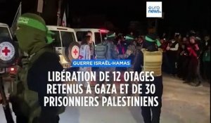 Guerre Israël-Hamas : nouvelle libération de douze otages retenus dans la bande de Gaza