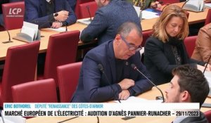 Audition à l'Assemblée nationale - Marché européen de l'électricité : audition d'Agnès Pannier-Runacher - 29/12/2023.