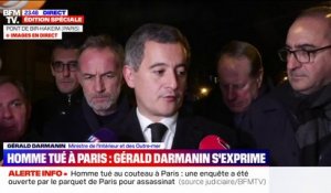 Homme tué à Paris: deux autres personnes sont blessées, "mais leurs vies ne sont pas en danger", affirme Gérald Darmanin