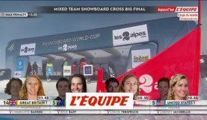 L'équipe de France finit deuxième de l'épreuve des Deux Alpes - Snowboardcross - CM