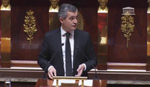 Immigration: pour Gérald Darmanin, la proposition de loi constitutionnelle du groupe LR "est un appel à un double Frexit", "européen" et "constitutionnel"