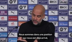 14e j. - Guardiola : “Le seul remède quand on joue à ce niveau, c’est d’insister”