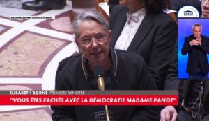«Vous êtes fâchés avec la démocratie», lance Elisabeth Borne à Mathilde Panot
