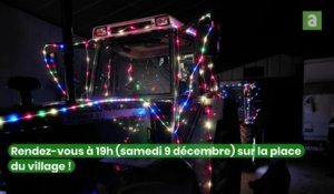 Pottes : des "tracteurs de Noël" pour une parade illuminée