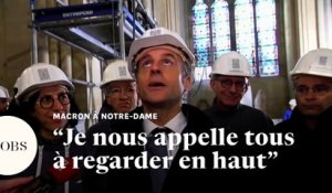 Notre-Dame de Paris : Macron profite de sa visite pour balayer la polémique sur Hanouka à l’Elysée