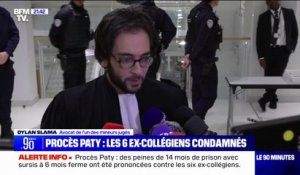Ex-collégiens condamnés dans l'affaire Paty: "Les procès ont été assez pédagogiques", estime Dylan Slama (avocat de l'un des mineurs jugés)