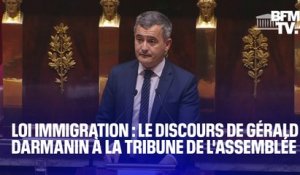 Loi Immigration: retrouvez le discours de Gérald Darmanin en ouverture des débats en séance à l'Assemblée
