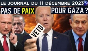 Israël - Gaza : après l’Ukraine, la nouvelle épreuve américaine - JT du lundi 11 décembre 2023