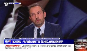 Rejet de la loi immigration: "Gérald Darmanin pèche par arrogance", pour Sébastien Chenu (RN)