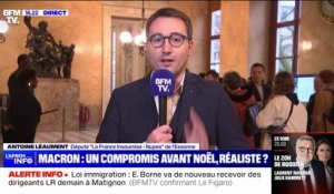 Rejet du projet de loi immigration: "Je suis très content qu'on ait infligé une défaite à monsieur Darmanin et qu'on ait repoussé ce texte", affirme Antoine Léaument (LFI)