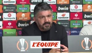 Gattuso : «On a manqué de qualité dans le pressing» - Foot - C3 - OM