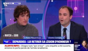 LE MATCH DU SOIR - Pablo Pillaud-Vivien: "Je partage les mots de la ministre de la Culture qui a dit que Gérard Depardieu était une honte pour la France"