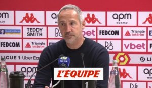 Hütter : « On méritait les trois points » - Foot - L1 - Monaco